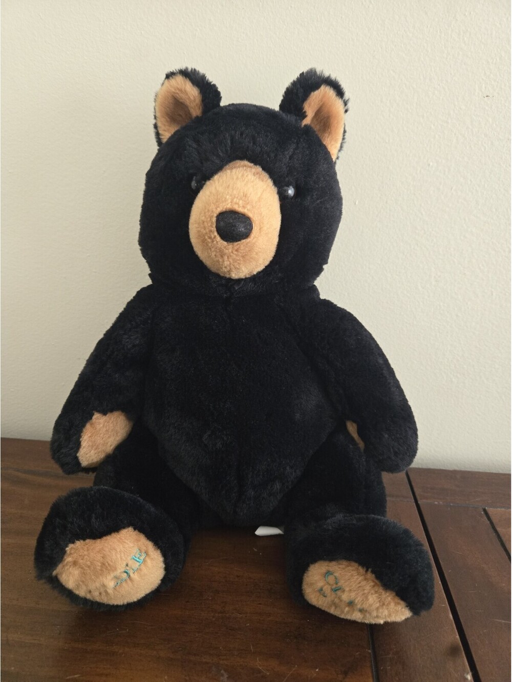 Clark's Bears 12" Black Super Soft Douglas Plush Stuffed Hildie Cuddle Toy Teddy